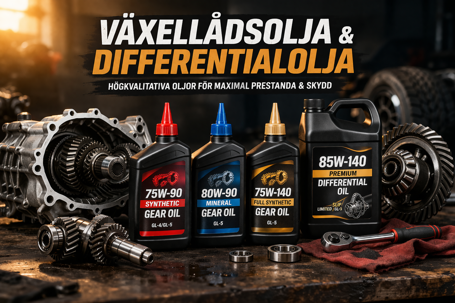 Växellåda / Axlar