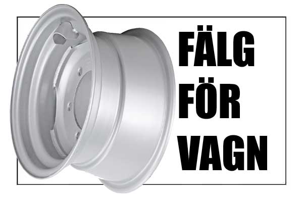 Fälgar för ATV vagn
