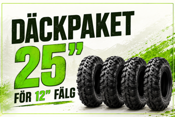 25" Däck paket
