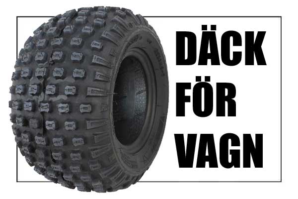 Däck för ATV vagn