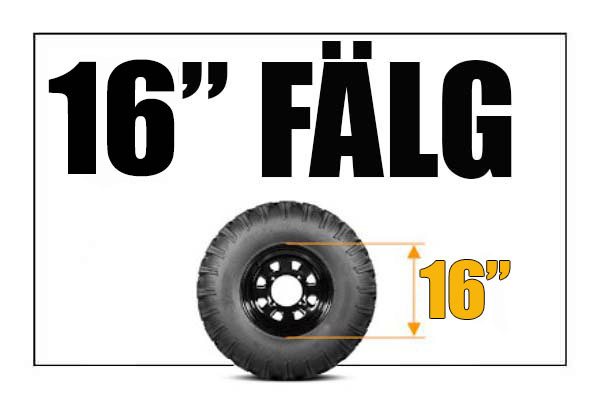 16" Fälgar Polaris
