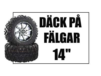 14" Fälgar med Däck