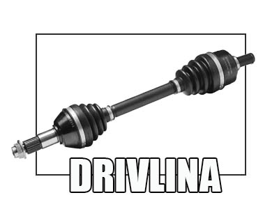Drivlina - Drivaxlar - Damasker m.m.