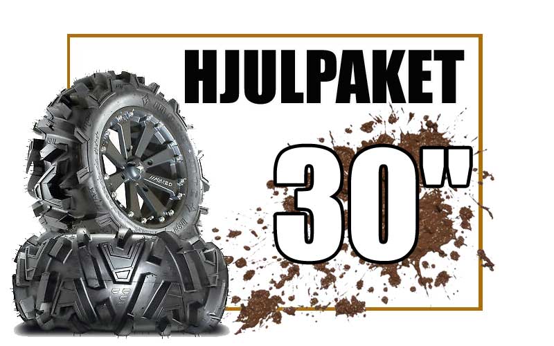 ATV Däck 30" med 12" fälgar