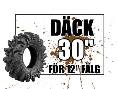 30 tum ATV Däck