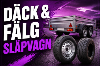 Däck & Fälg Släpvagn
