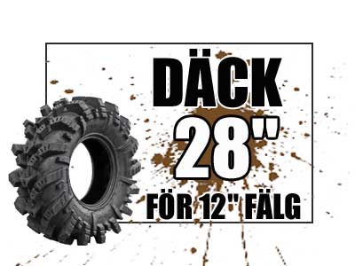 28 tum ATV Däck