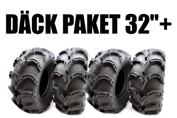32"+ Däck paket