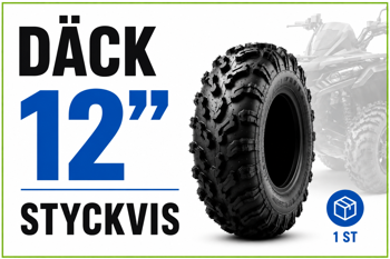 Däck ATV 12" Styckvis