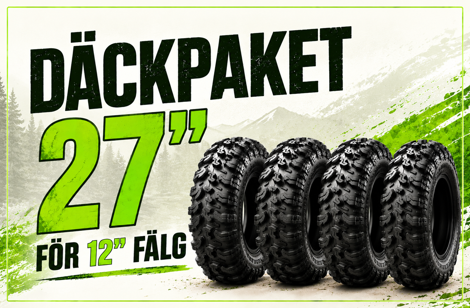 27" Däck Paket
