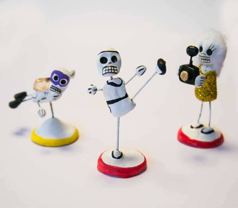 Day of the dead figurer