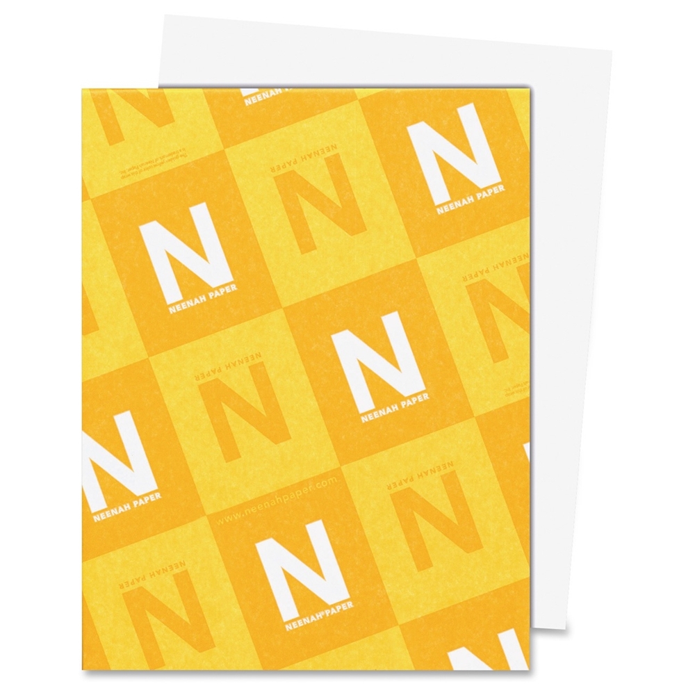 Classic Crest Classic Natural White Card Stock - 8 1/2 x 11 in 110 lb Cover Smooth 125 per Package 304119fp