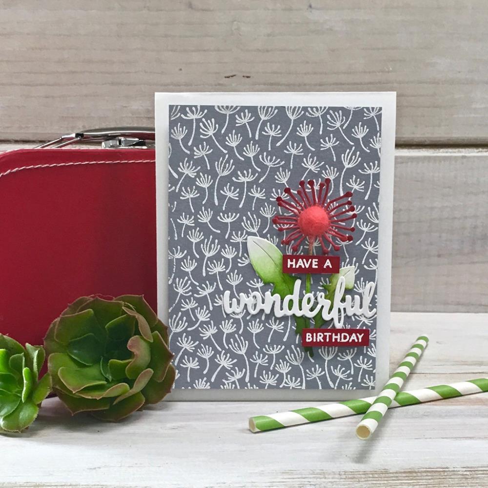 Hero Arts Background Stamp Blowing In The Wind Pyssloteket