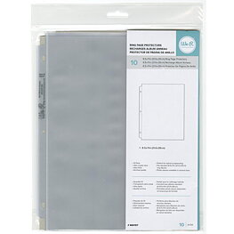 Page Protectors 12''X12'' Top Loading -For Postbound & D-Ring