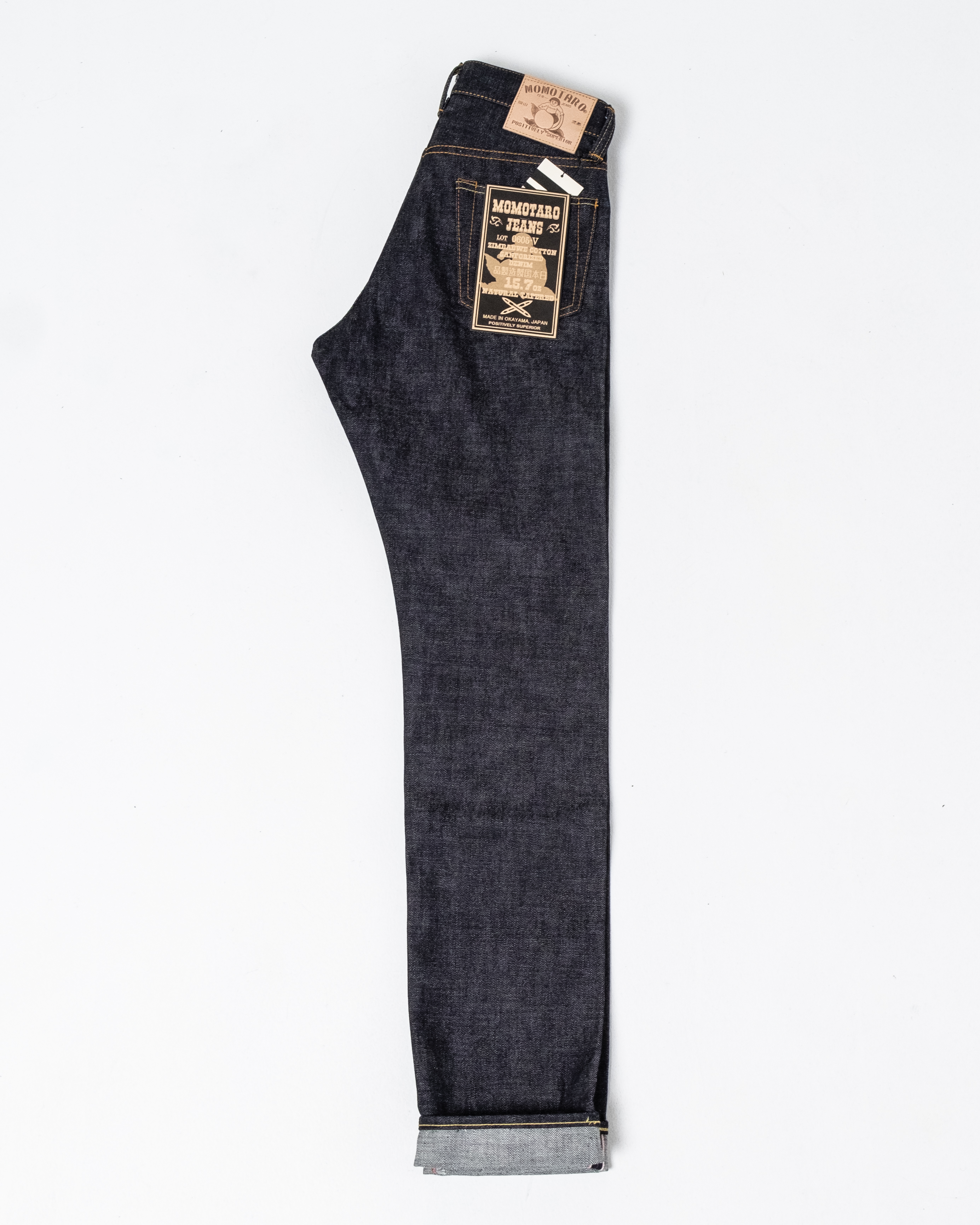 momotaro natural tapered fit