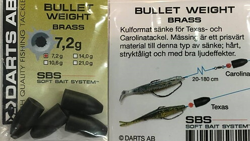 Darts Bullet Weight Brass