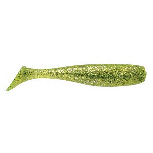Chartreuse / silver glitter