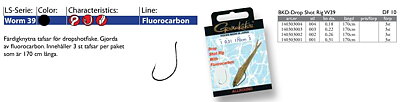 Rig w.Gamakatsu Worm39 (strl.1-4) 3-pack