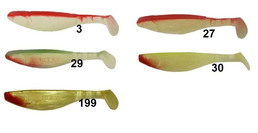 Relax Kopyto 3" (7,5 Cm) 3 Pcs Lures. Pike,perch,zed,bass Lure - Foto 13