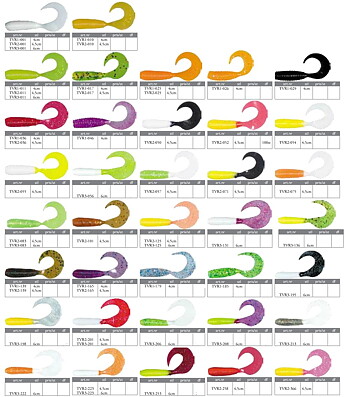 Twister VR (singelsvans) 3" 6cm OBS! 7-pack
