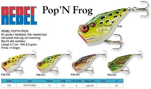 Rebel Pop N Frog (4,7cm 5,3g)