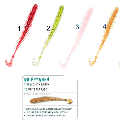 Halco Whippy Worm 8,9cm