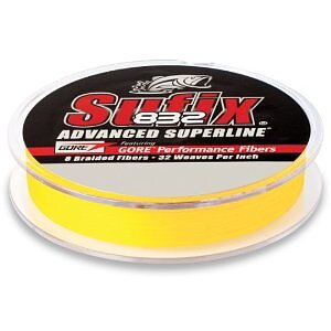 Sufix 832 Braided Line 120 m Yellow