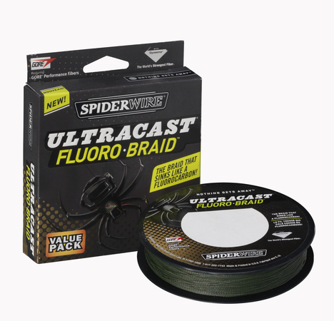 Spiderwire Ultracast Fluoro Braid Green 110m 