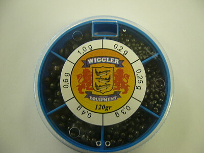 Blyhagel i rund ask. Stor (0,2g-1,0g)