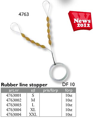 Gummi Flötes stopper/ Lin stopper