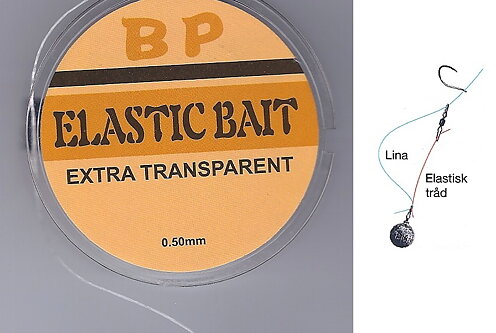 Elastisk tråd för recoil (OBS! Hela 50m!)
