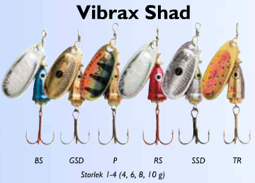 Vibrax Shad size 3=8g