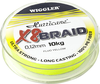 Wiggler Hurricane X8 gul 135meter