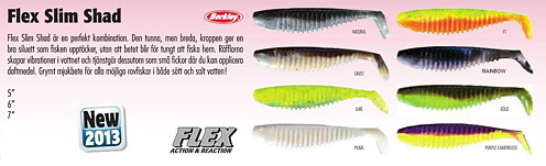 Flex Slim Shad 5" (ca 12,5cm) 