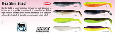 Flex Slim Shad 5" (ca 12,5cm) 