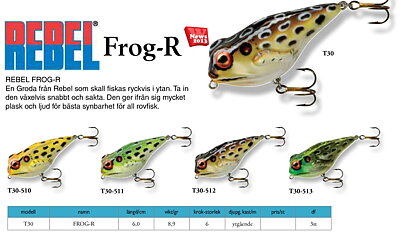 Rebel Frog-R (6cm 8,9g)