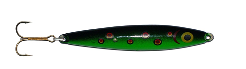 Gladsax wobbler Fluo Point 20g 120 (svart fluo grön)