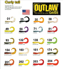 Outlaw curly tail jiggar i storpack! Från 39:- per 100-pack!