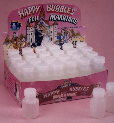 Bröllopsbubblor Plain Bubbles 24 st