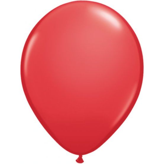 Ballong Skimrande Röd 10 pack