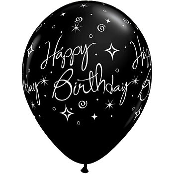 Ballong Happy Birthday 6 st