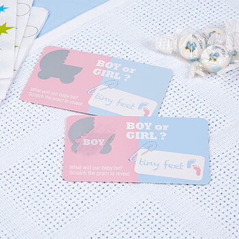 Tiny Feet  Scratch Cards Pojke 10 st