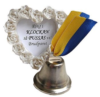 Pussklocka Guld & ram