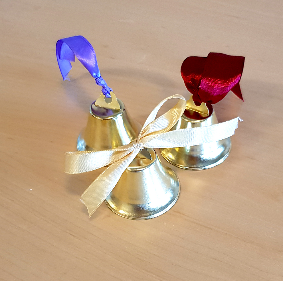 Pussklocka Guld 10-pack