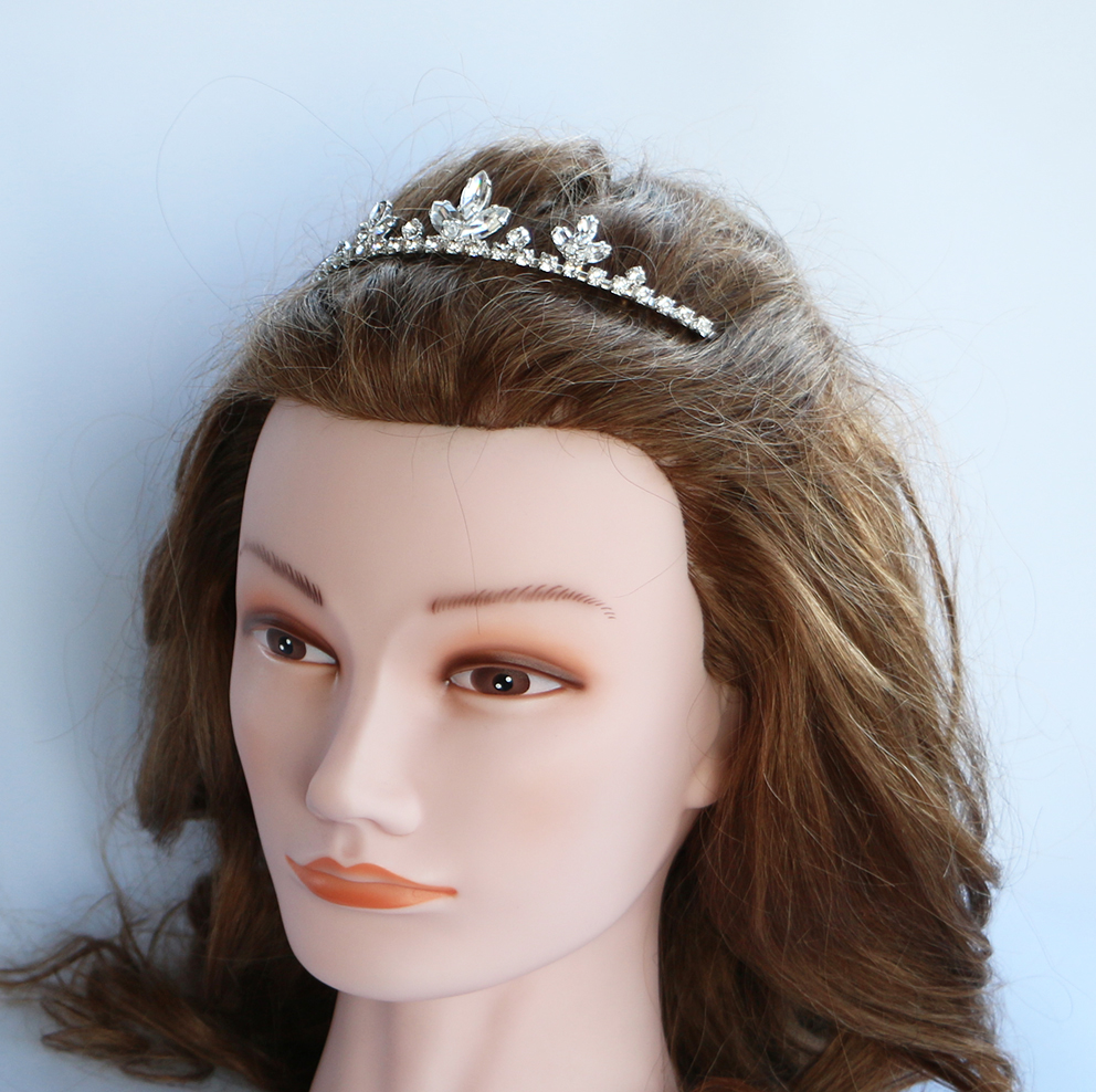 Diadem Sky Match silver strass - 2