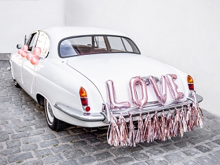 12 st tassels Pink Blush  / Rosé Guld - 3