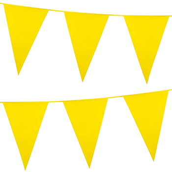 Flaggirlang Gul 10 meter