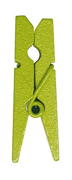 24 st Klädnypa mini grön
