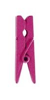 24 st Klädnypa mini cerise