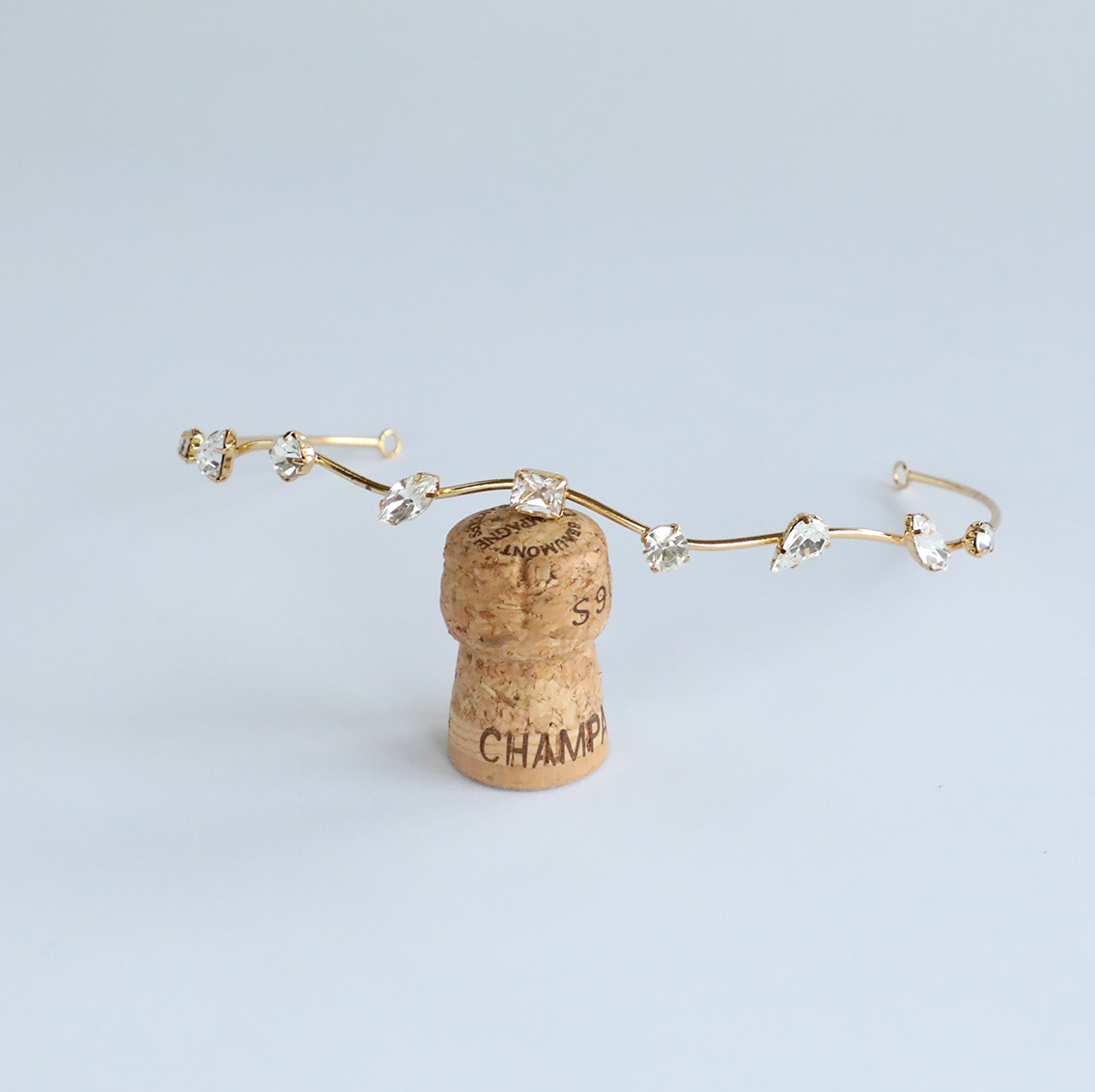 Diadem Cool guld  - 3
